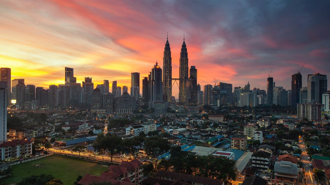 Malay residential area in Kampung Baru, Kuala Lumpur