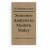 Sentence Analysis in Modern Malay