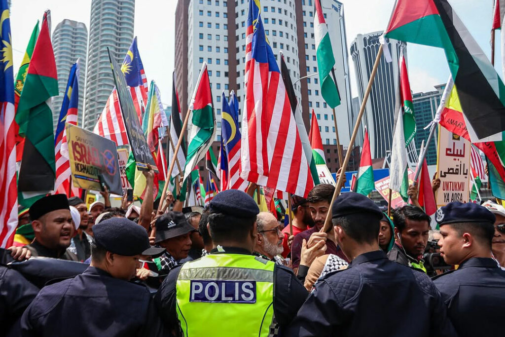 KB20250910001 Malaysian in solidarity with Palestine